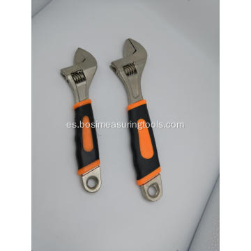 Llave inglesa ajustable de doble color 8 &#39;&#39; 10 &#39;&#39; 12 &#39;&#39;